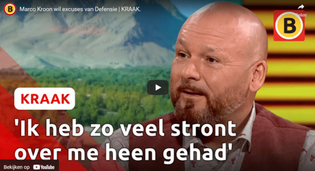 Marco Kroon wil excuses van Defensie | KRAAK.